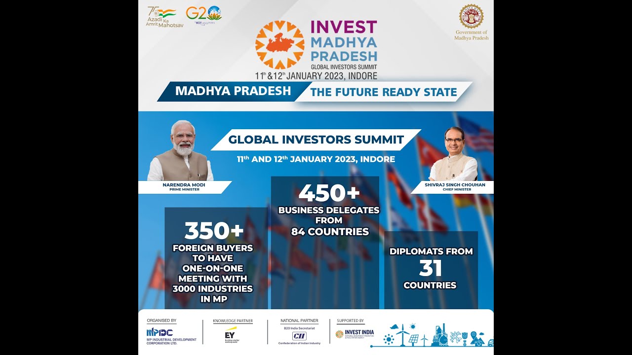 Inaugural Session of Global Investors Summit 2023 #InvestMP #FutureReadyMadhyaPradesh #Indore