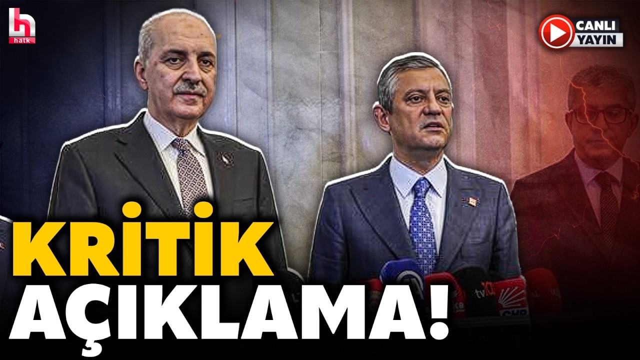 TBMM Başkanı Numan Kurtulmuş, CHP'yi Ziyareti Sonrası Özgür Özel ile Birlikte Konuştu!