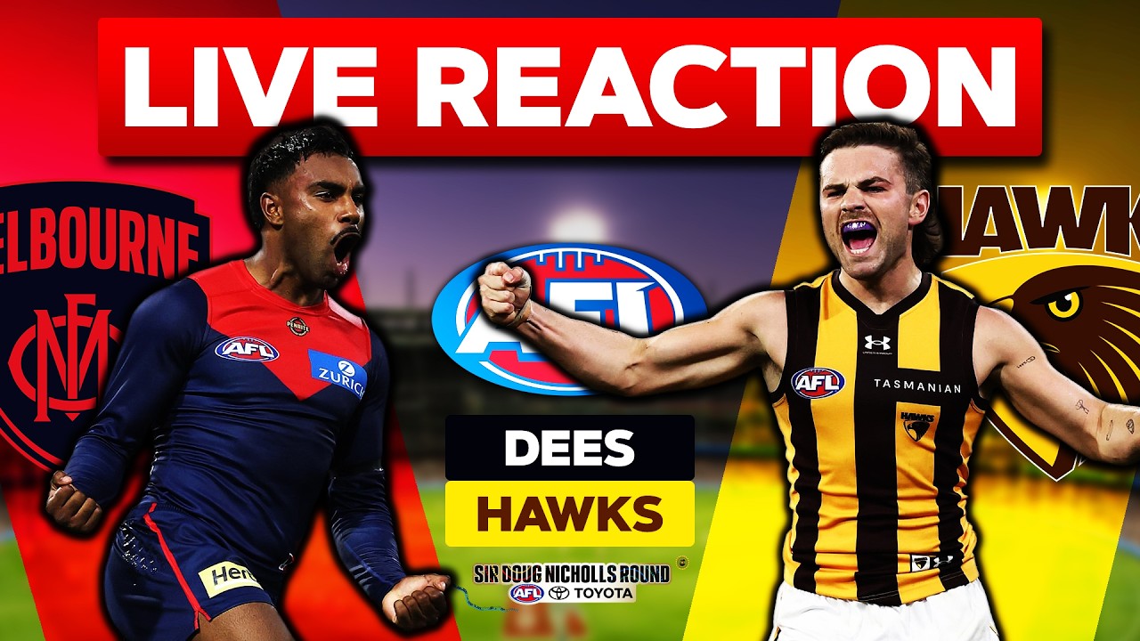 MELBOURNE VS HAWTHORN | AFL LIVE REACTION 2026