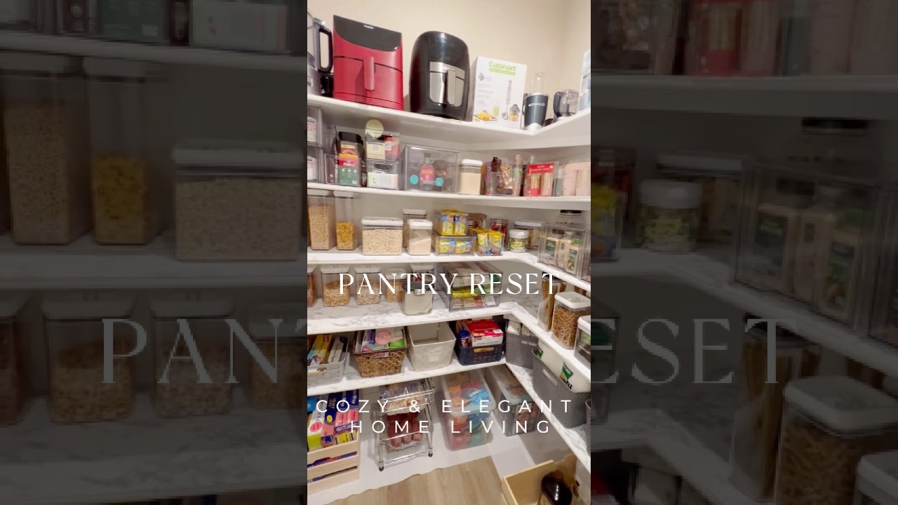 RESET MY PANTRY WITH ME