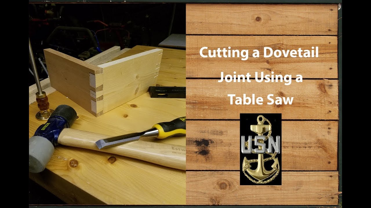 Cutting Dovetail Joints Using a Table Saw...Looks Great...Better than a Jig.