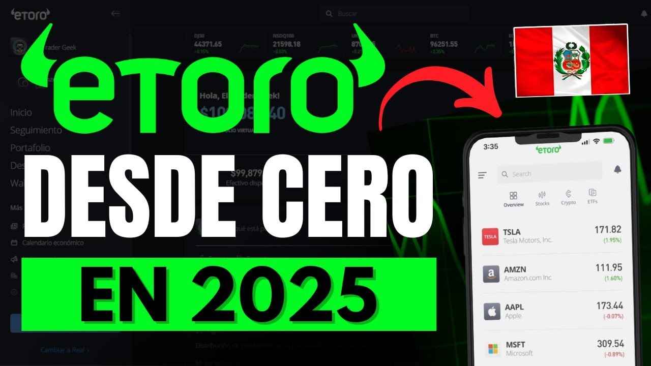 &iquest;C&oacute;mo INVERTIR en ETORO desde PER&Uacute;? | eToro broker 2025 DESDE CERO