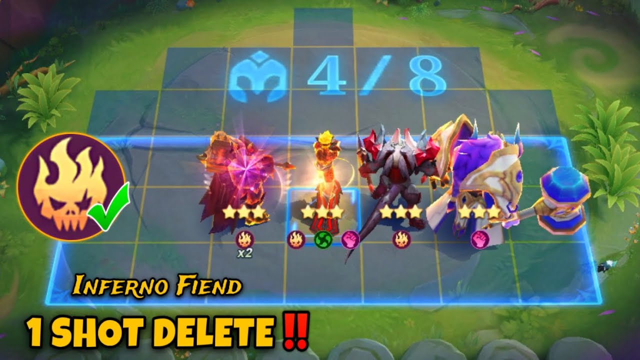 ЛЕГКИЙ СПОСОБ ВЫЖИТЬ В THARZ SKILL 3 || СИНЕРГИЯ INFERNO FIEND‼️ MAGIC CHESS