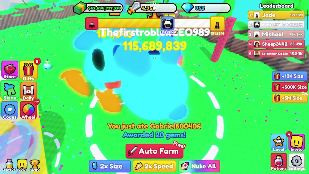 Ball eating simulator