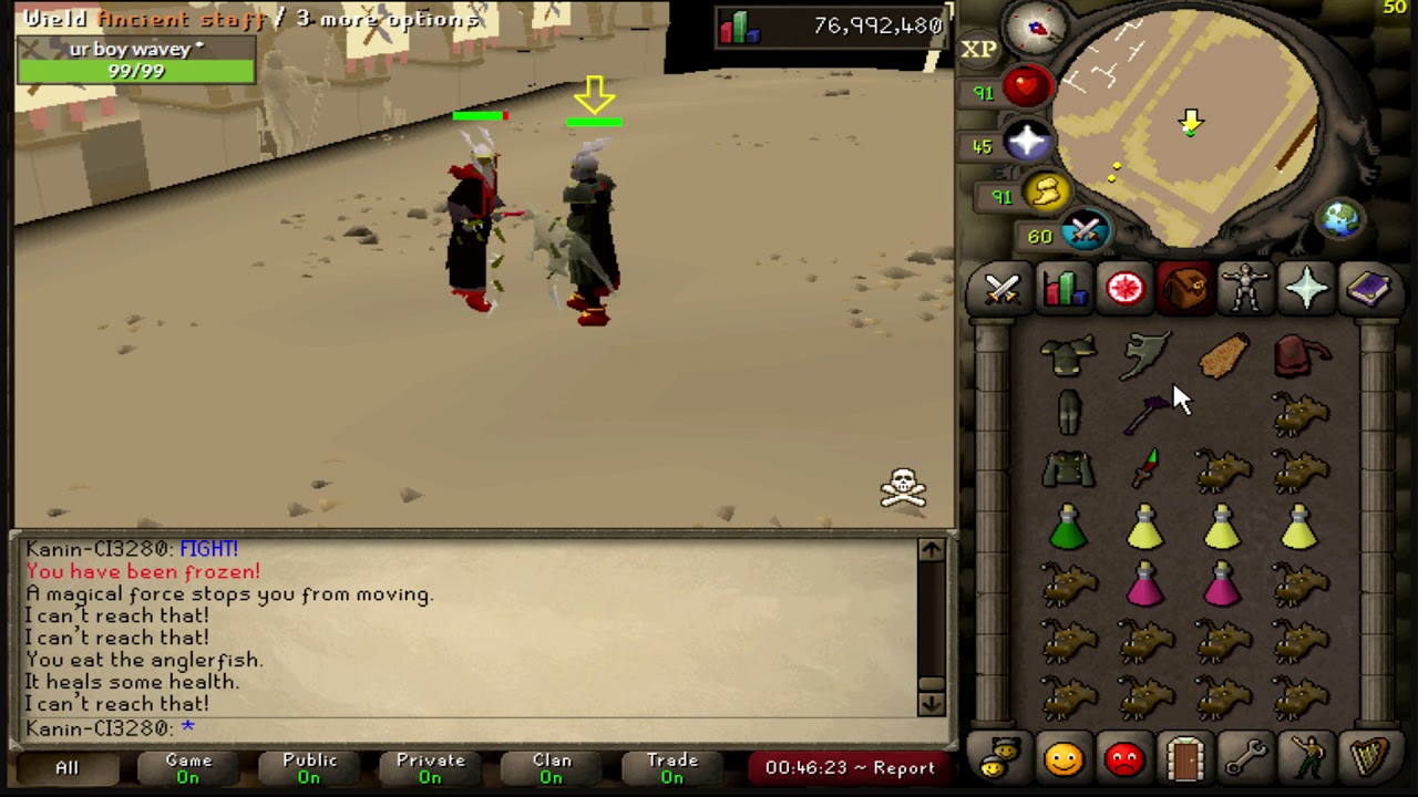 OSRS Duel Arena Hybrid Fights from 2018