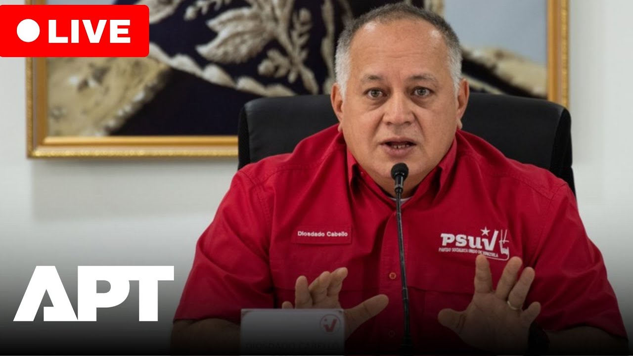 LIVE | Venezuelan Interior Minister Diosdado Cabello Holds News Conference | APT