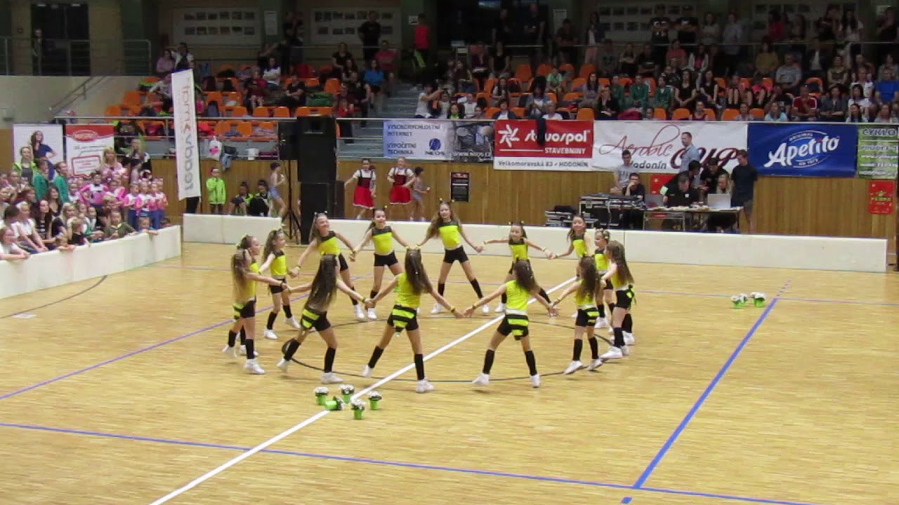 Aerobic team Kostelec - Aerobic cup Hodonín 26.5.2018 - včeličky 3.místo