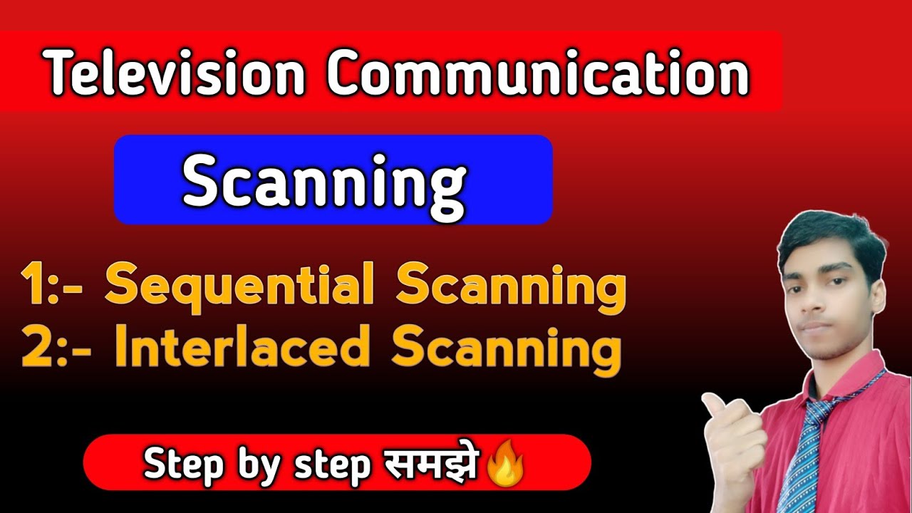 Television Communication | Scanning | Sequential Scanning | Interlaced Scanning | hindi
