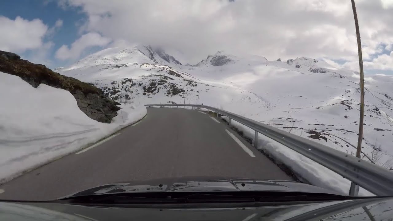 Mountain road Fv55 Turtagr&oslash; to Fortun #1