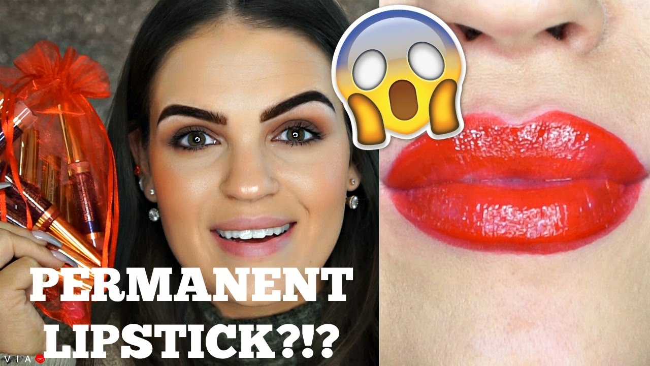 PERMANENT LIPSTICK?!?! (NOT A TATTOO!!)