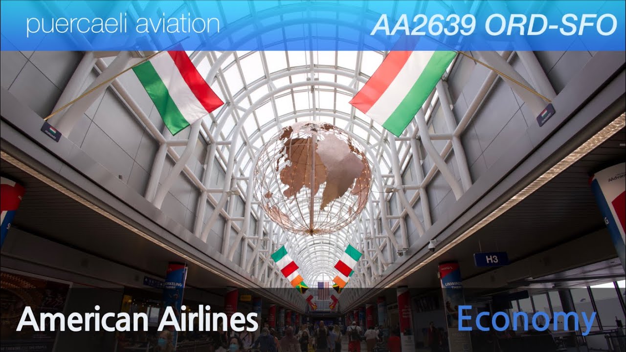 [HDR]Scenic flight across USA - American Airlines Chicago to San Francisco