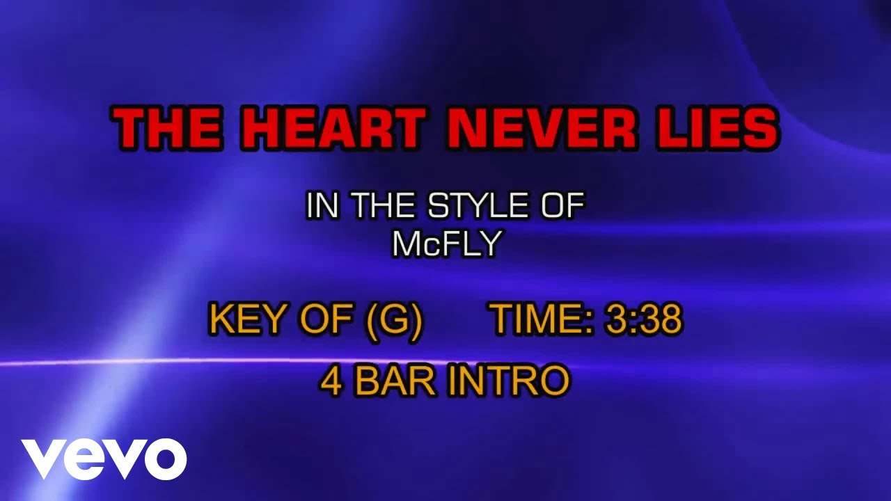 McFly - The Heart Never Lies (Karaoke)