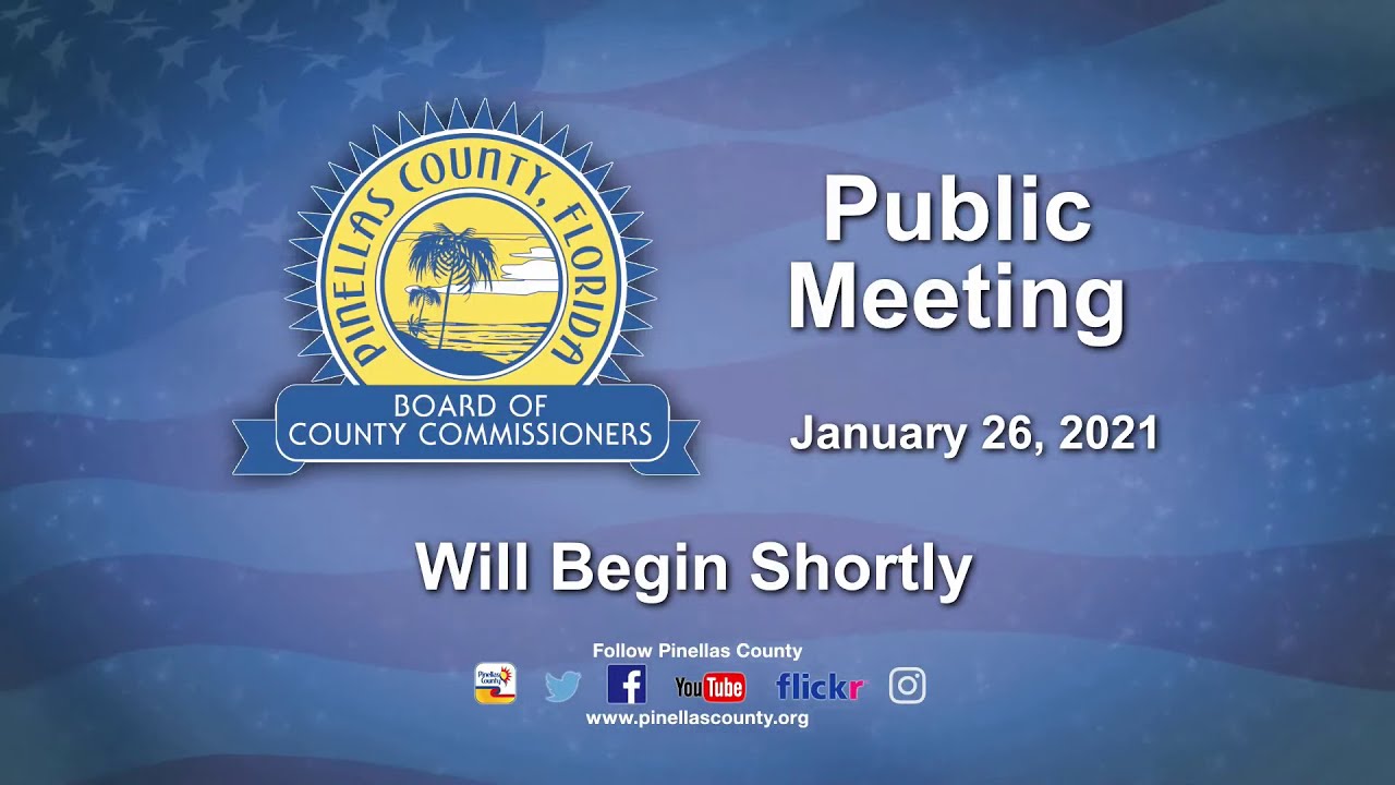 Board of County Commissioners Regular Meeting & Public Hearing 1-26-21