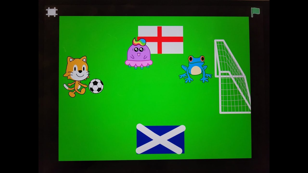 Euro2020 Football Game in ScratchJr - Can You Score?!