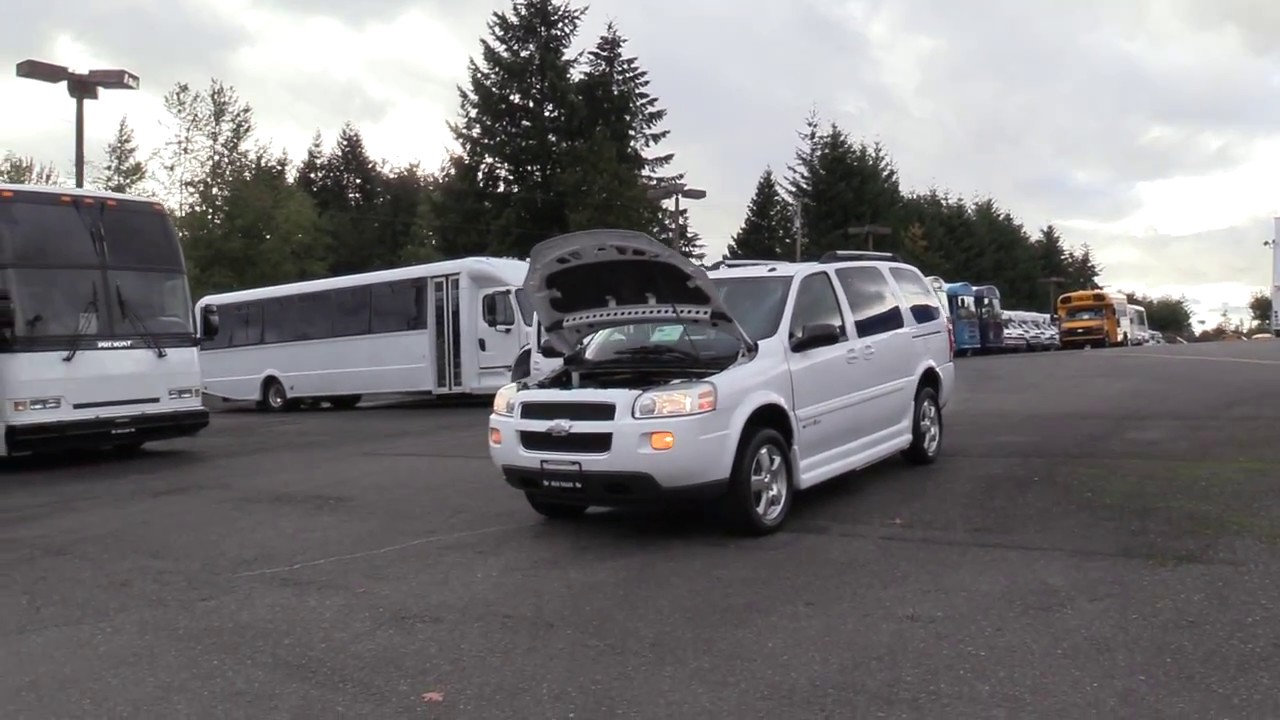 2008 Chevrolet Uplander Eldorado Amerivan Low Floor ADA Van - S00155