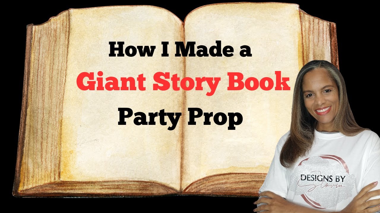 Giant Story Book Party Prop Tutorial