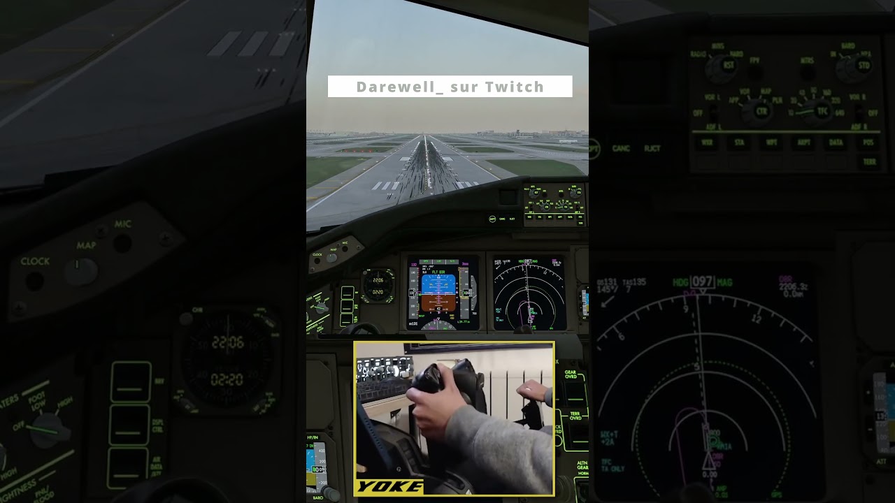 FlightFactor 777 Landing MIAMI on VATSIM #flightsim #shorts #xplane12 #boeing #777 #twitch