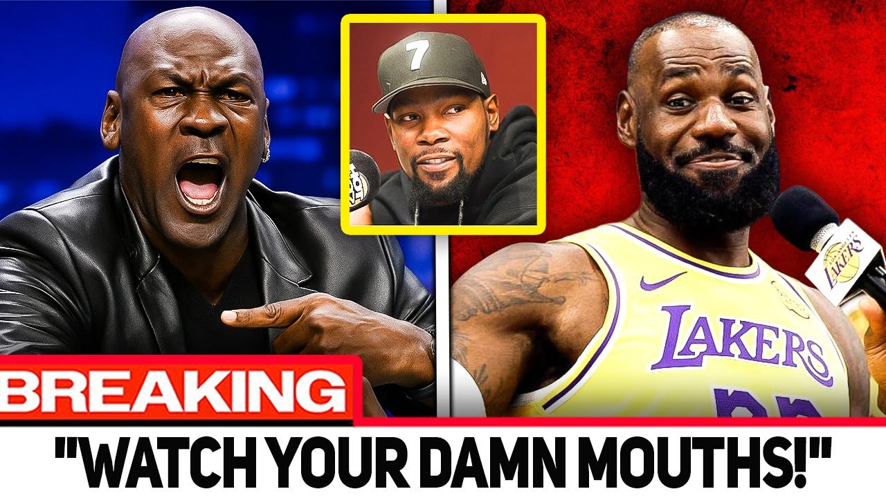 Michael Jordan LIVE HUMILIATES LeBron & KD For Their Comments..(&ldquo;Y&rsquo;all Better Respect Me!&rdquo;)