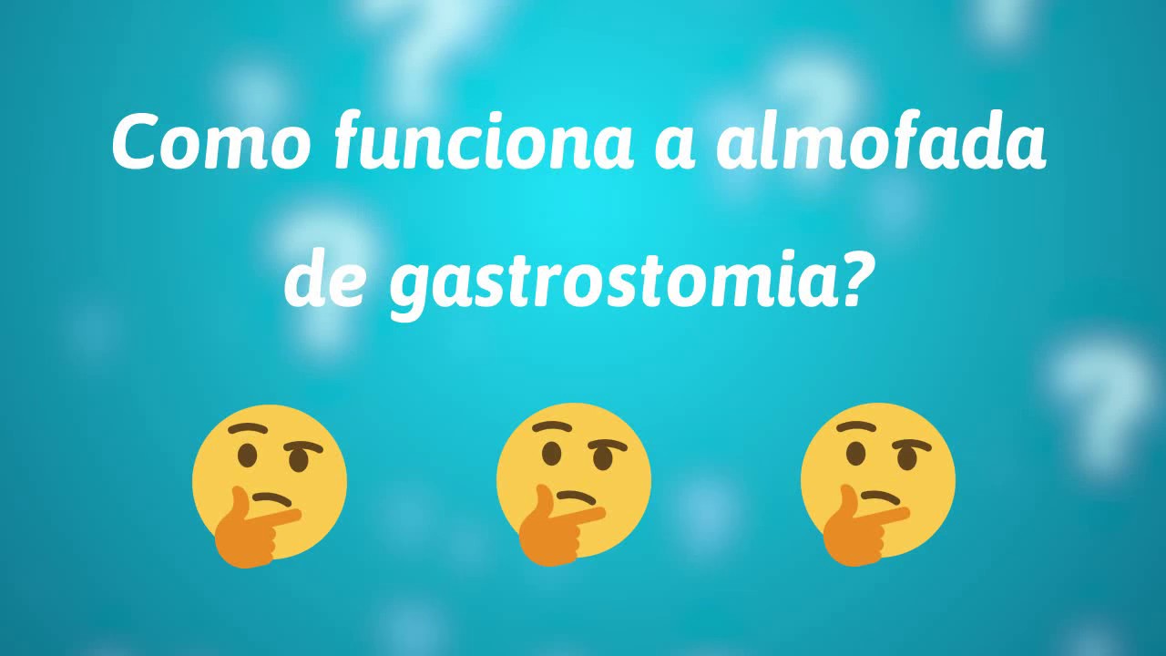 Curativo almofada para Gastrostomia, como usar?