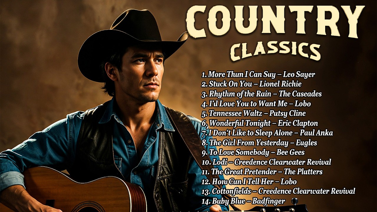 Green Green Grass of Home , Let It Be, Stuck On You&ndash; Classic Country Music Timeless 60s, 70s, 80s