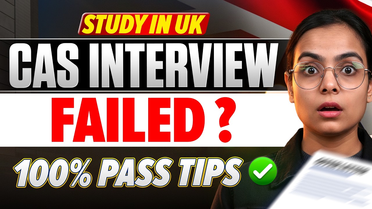 Pre-CAS Interview Failed? Top Tips to Clear Pre-CAS Interview | Study in UK 2026