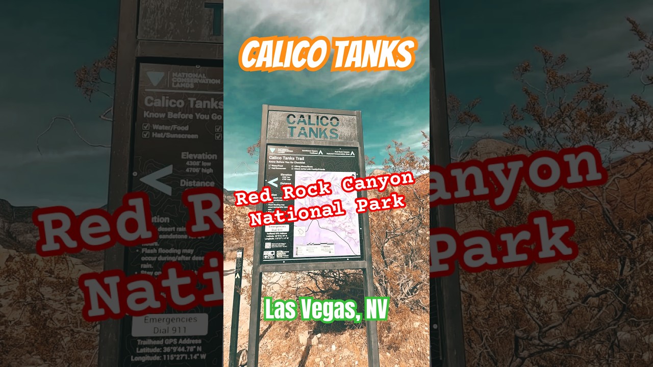 Calico Tanks Trail - Red Rock Canyon - Las Vegas, NV #hikingadventures #redrockcanyon #outdoorlife