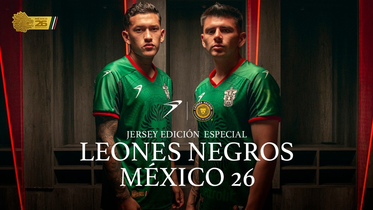 𝐋𝐄𝐎𝐍𝐄𝐒 𝐍𝐄𝐆𝐑𝐎𝐒 𝐌𝐄́𝐗𝐈𝐂𝐎 𝟐𝟔 | Nuevo Jersey Edición Especial | #AmorEsLeones 💚🤍❤️