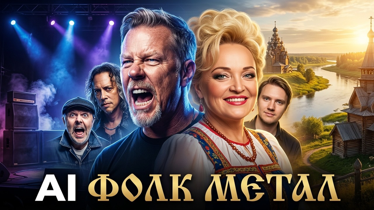 Metallica & Надежда Кадышева (группа Золотое Кольцо) & Catharsis |Широка Река | AI COVER ROCK METALL