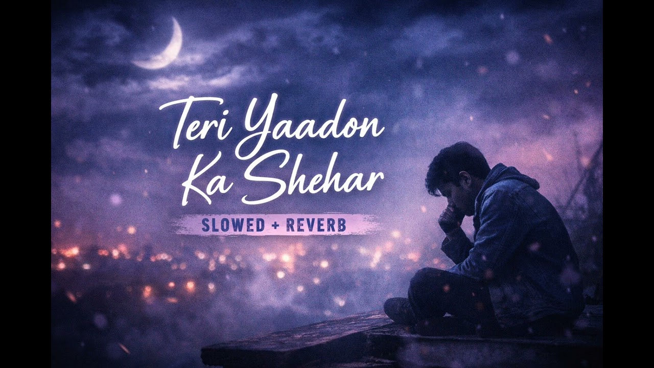 Teri yaadon ka shehar #slowed reverb sad song 😭😭#arijitsingt #1million target 🎯