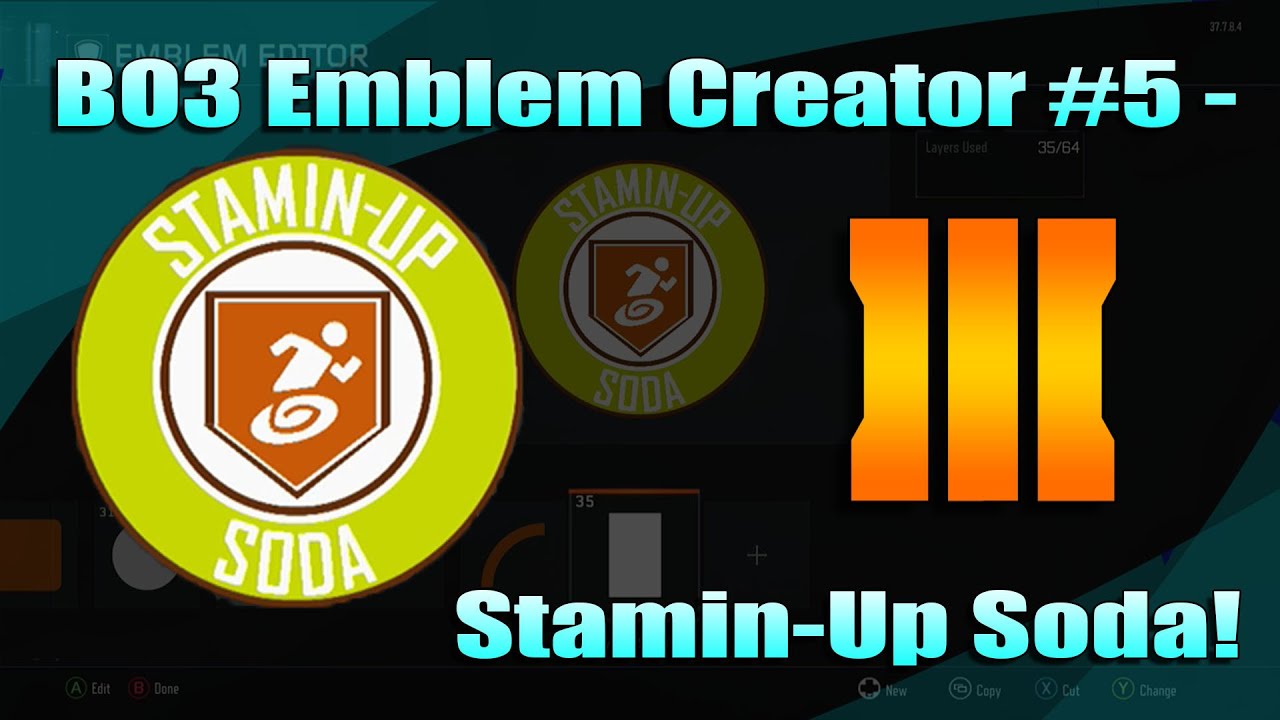 BO3 Emblem Creator #5: Stamin Up Soda