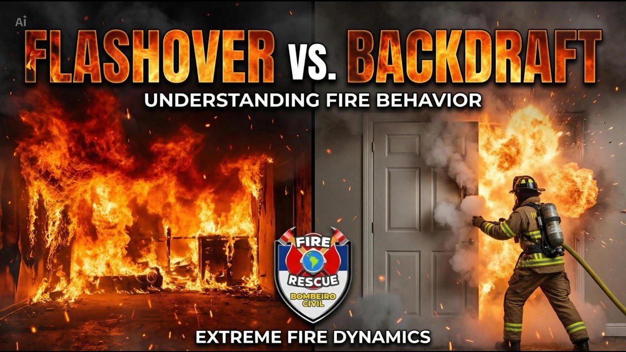 Flashover vs Backdraft