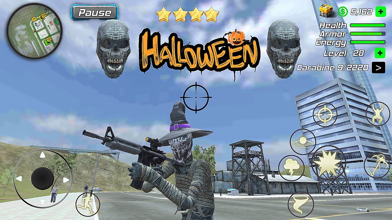 Rope Mummy Crime Simulator: Vegas Hero #80 The Mummy is ready for Halloween