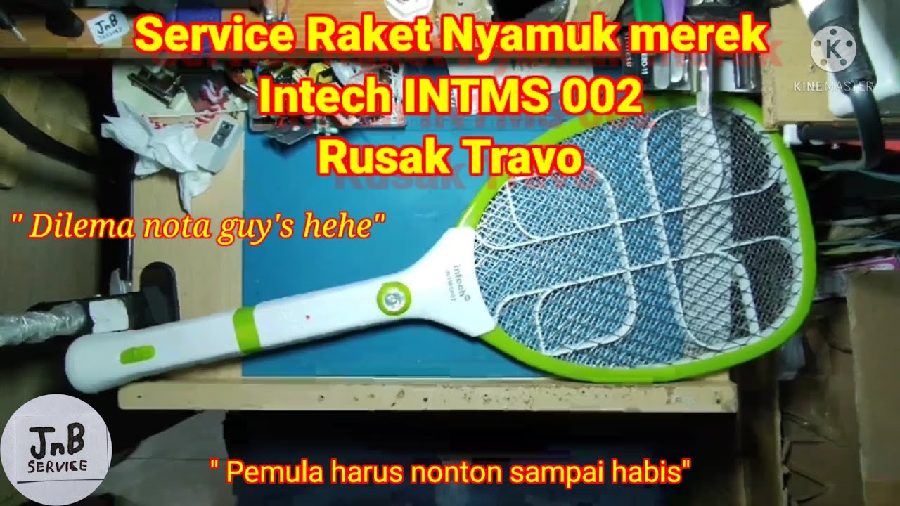 Service Raket Nyamuk merek Intech INTMS 002 Rusak Travo