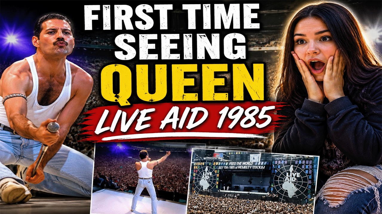 🎤Реакция моей дочери на Queen — Live Aid 1985 (ПОЛНЫЙ КОМПЛЕКТ!) | Смотрю впервые 🎶
