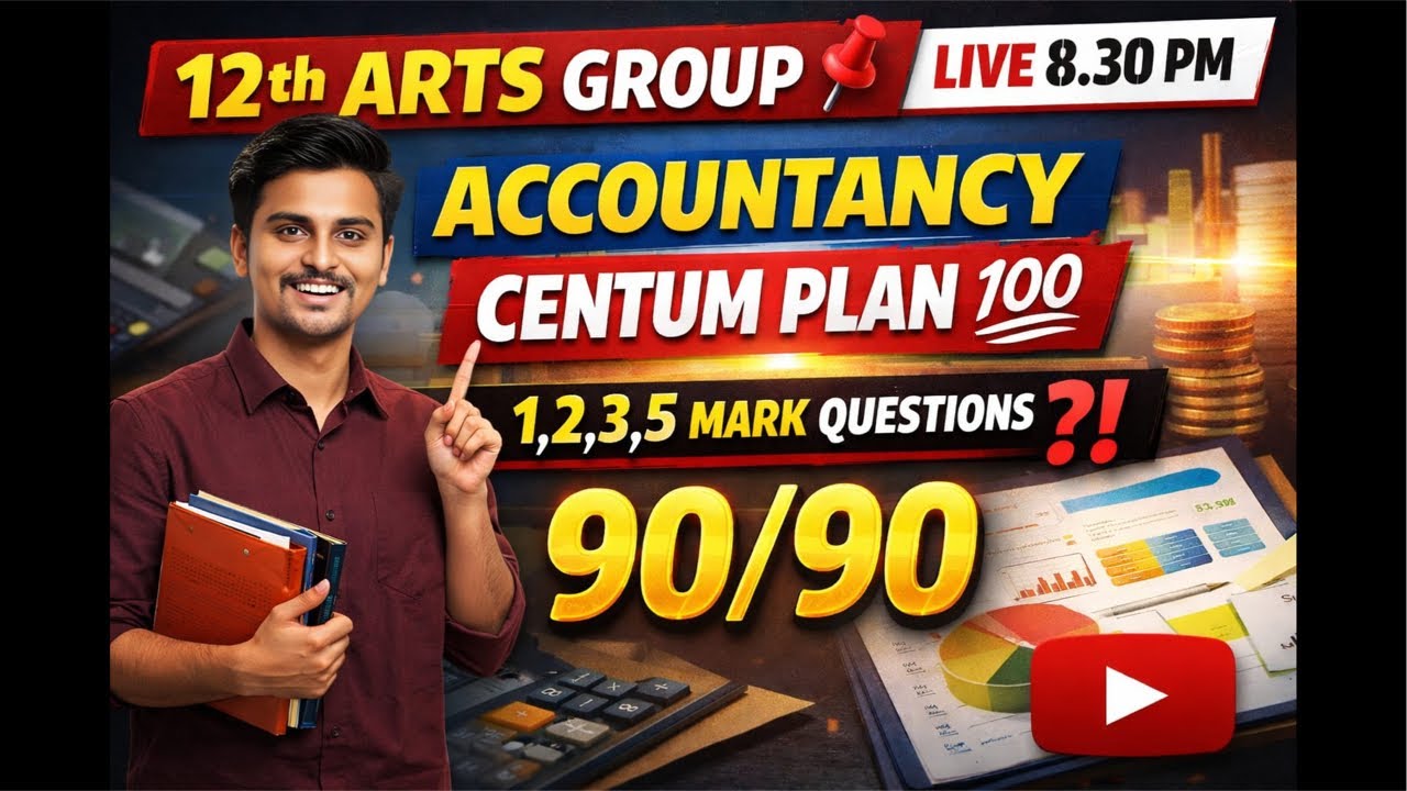 🔴 LIVE NOW – 12th ACCOUNTANCY (STRATEGY MODE)