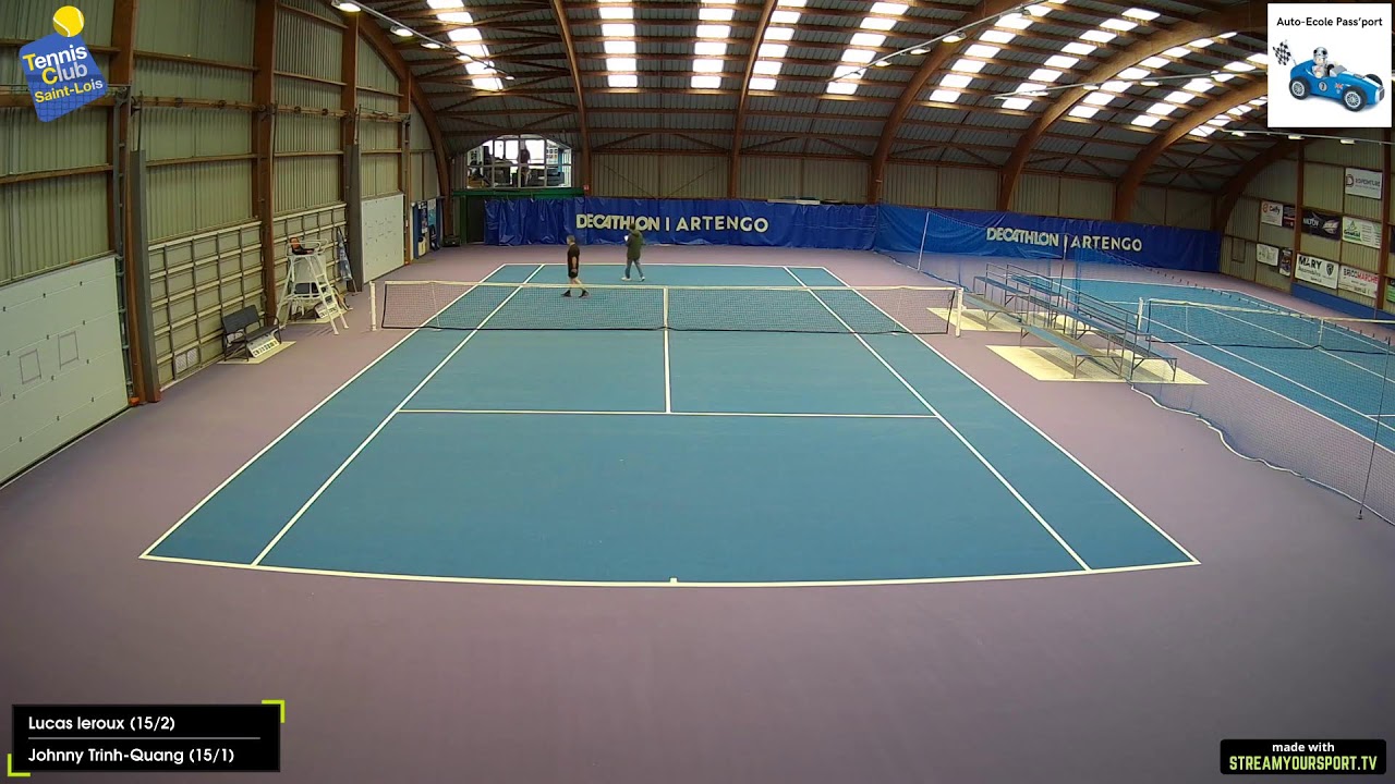 Court 1 : Lucas leroux (15/2) 🆚 Johnny Trinh-Quang (15/1)