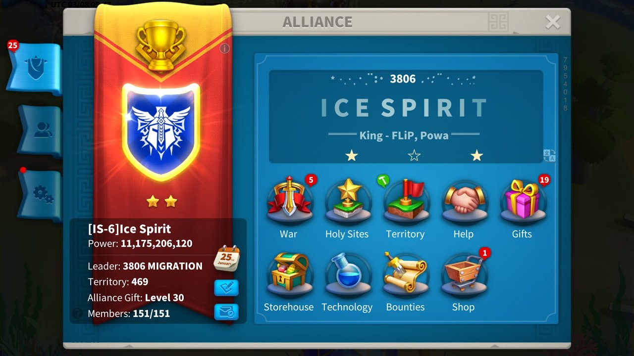 Rise of kingdoms - MIGRATING TO 3806 New Journey !!!!