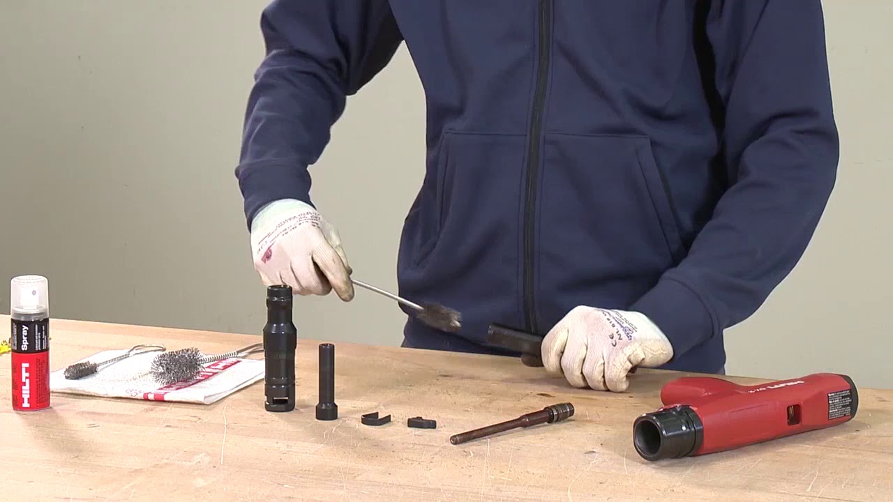 Hilti DX 2 - How to clean