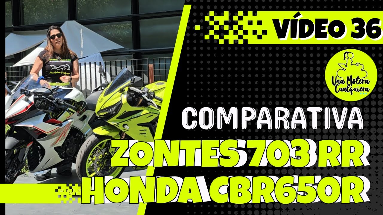 COMPARATIVA Zontes 703 RR vs Honda CBR650R 2021 | ¿Puede una Zontes plantar cara a una Honda?