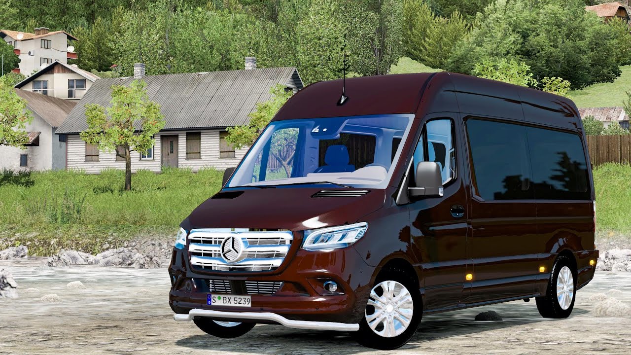 Taxi Mercedes Sprinter 2019 - ETS2[1.37][Euro Truck Simulator 2]