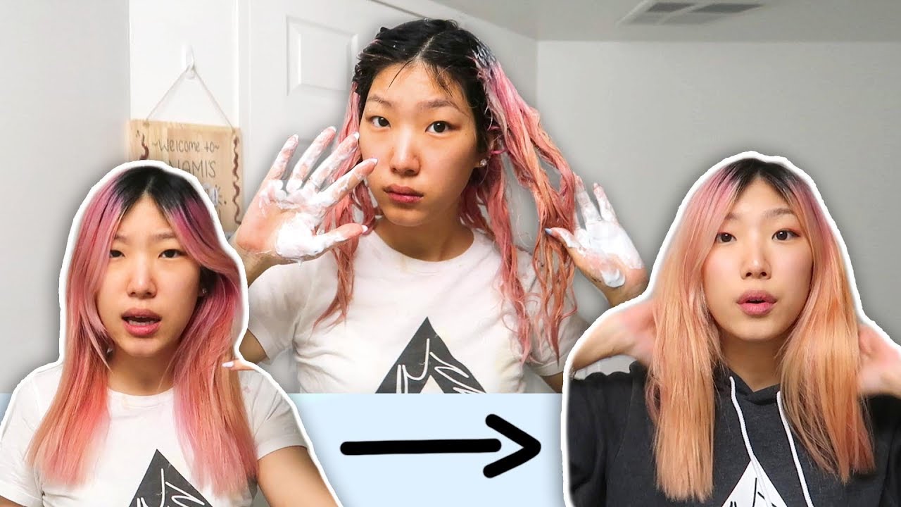 FADING MY HAIR COLOR WITH DIY BAKING SODA SHAMPOO