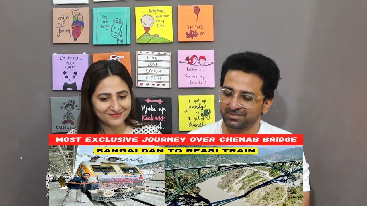 Pak reacts to Most Exclusive First Train Journey Through Chenab Bridge | Reasi to Sangaldan | USBRL
