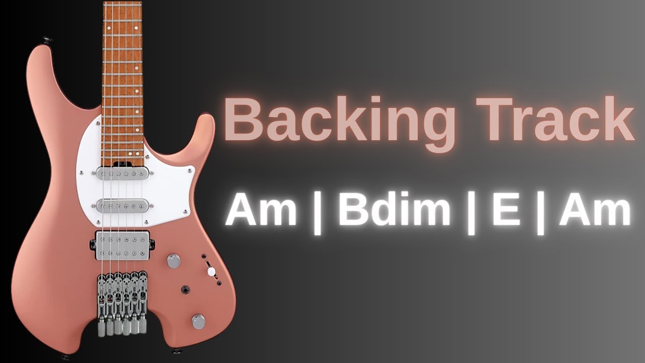 A Minor Guitar Backing Track | 80 Bpm