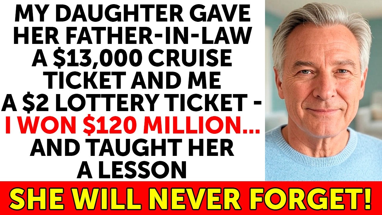 For Father's Day, My Daughter Gave Her FIL a Cruise Package and Me a Lottery Ticket - I Won $120M...