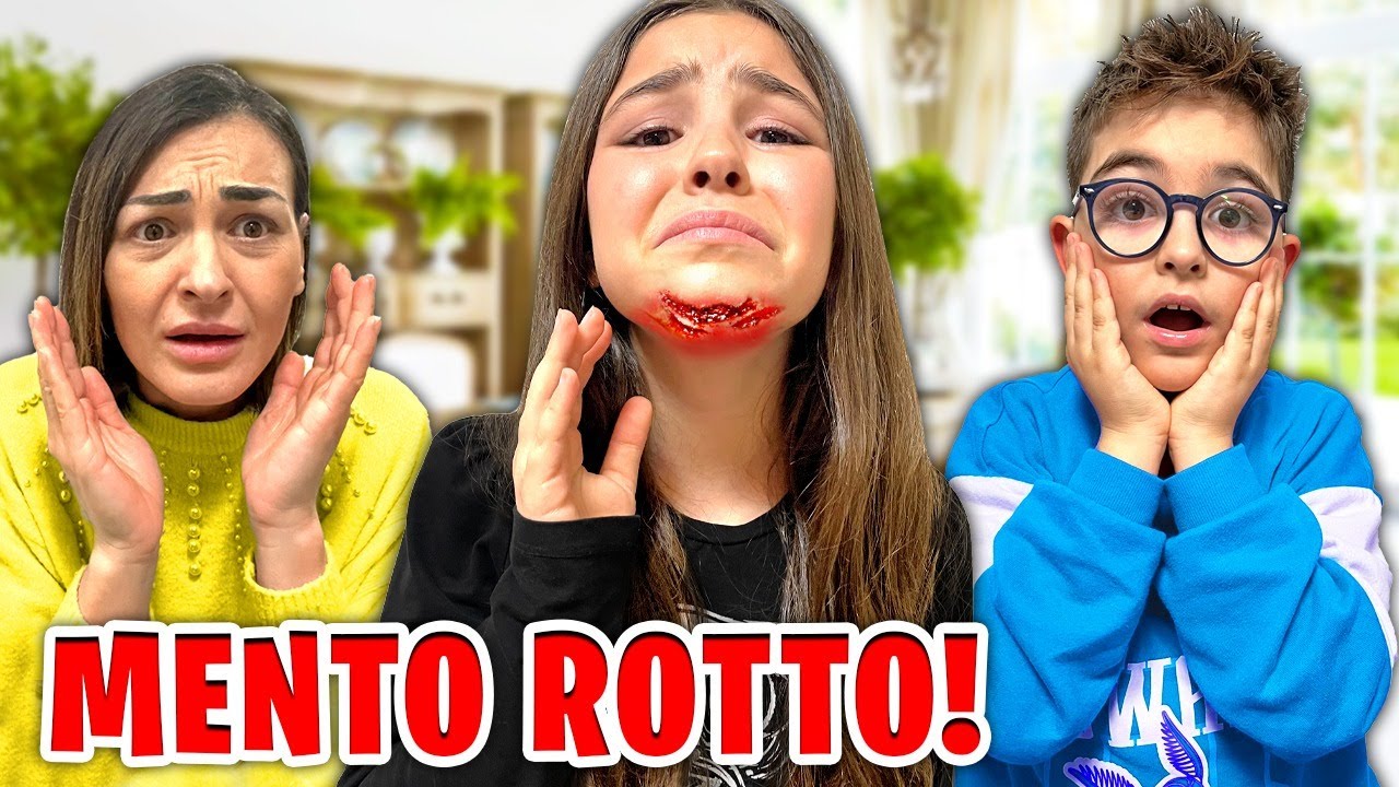 GIULIA SI È ROTTA IL MENTO E SI FA MALE E ESCE TANTO SANGUE E FINISCE IN OSPEDALE! *Mamma sviene!*