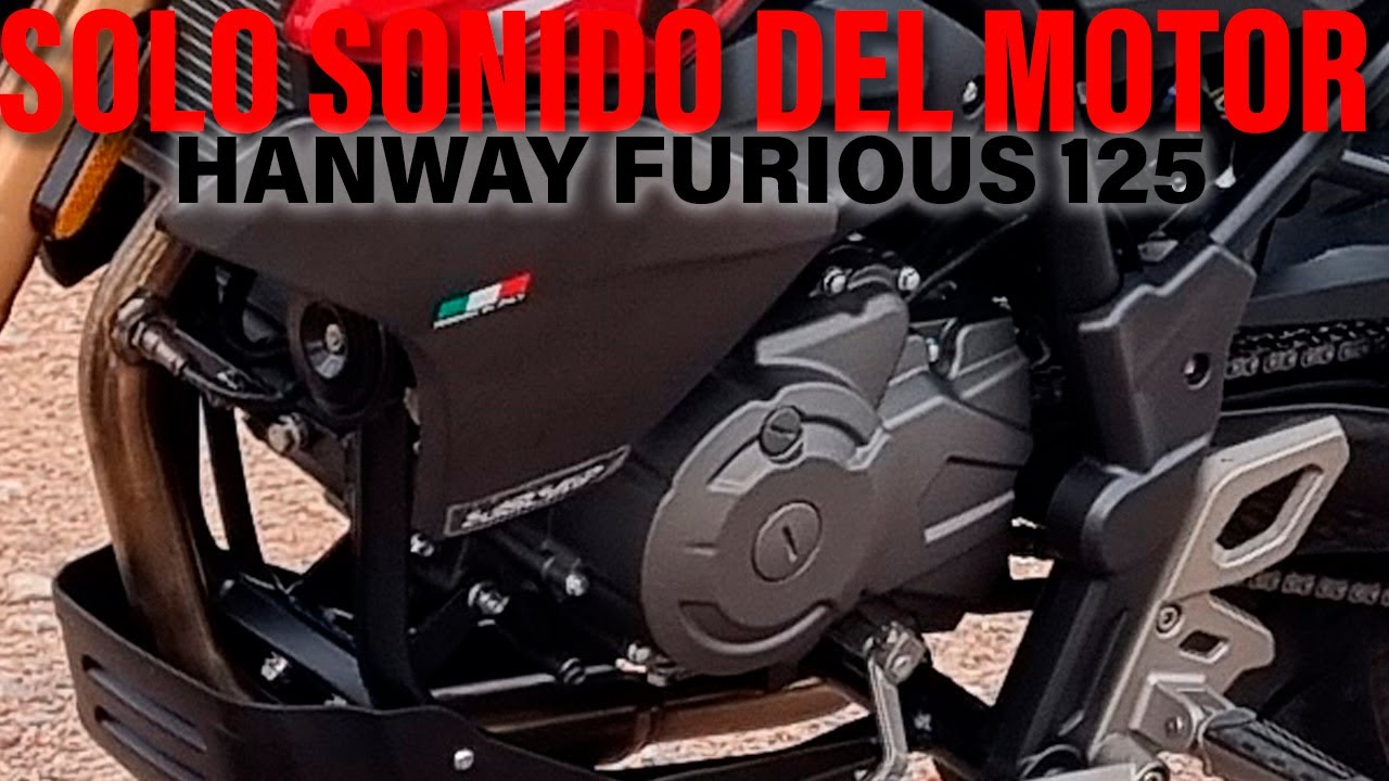Hanway Furious 125 🏍 🎧 -Solo sonido del motor- [RAW on board] 📢🔊 | CABALLERO MOTORISTA