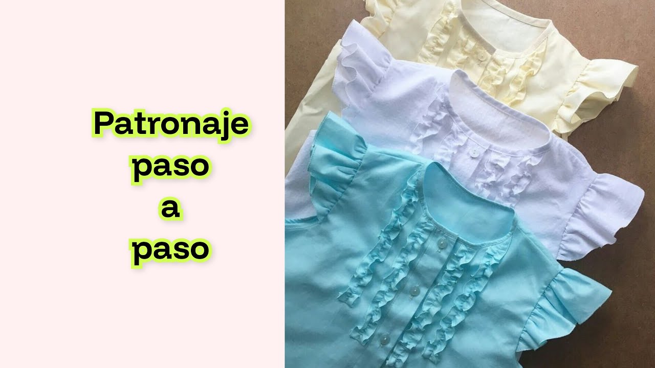 Blusa infantil en varias tallas.