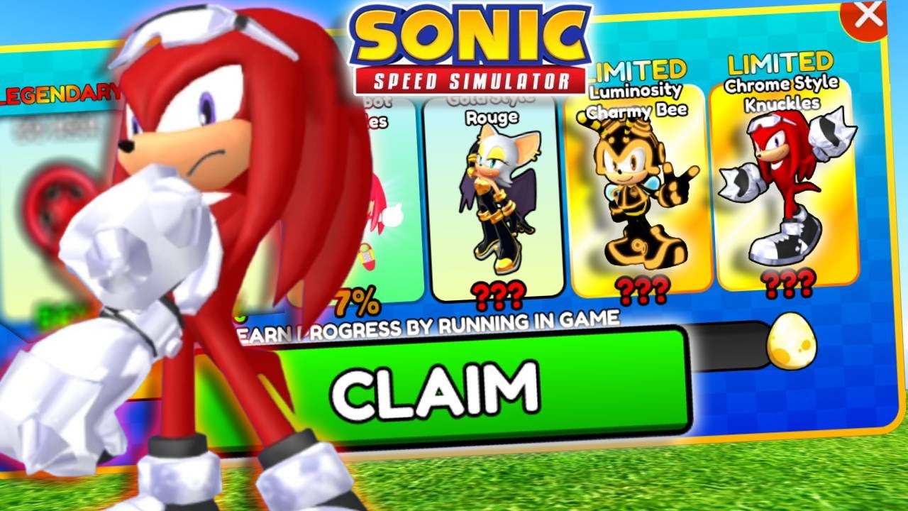 CHROME KNUCKLES & LUMINOSITY CHARMY ARE HERE! | Sonic Speed Simulator Update