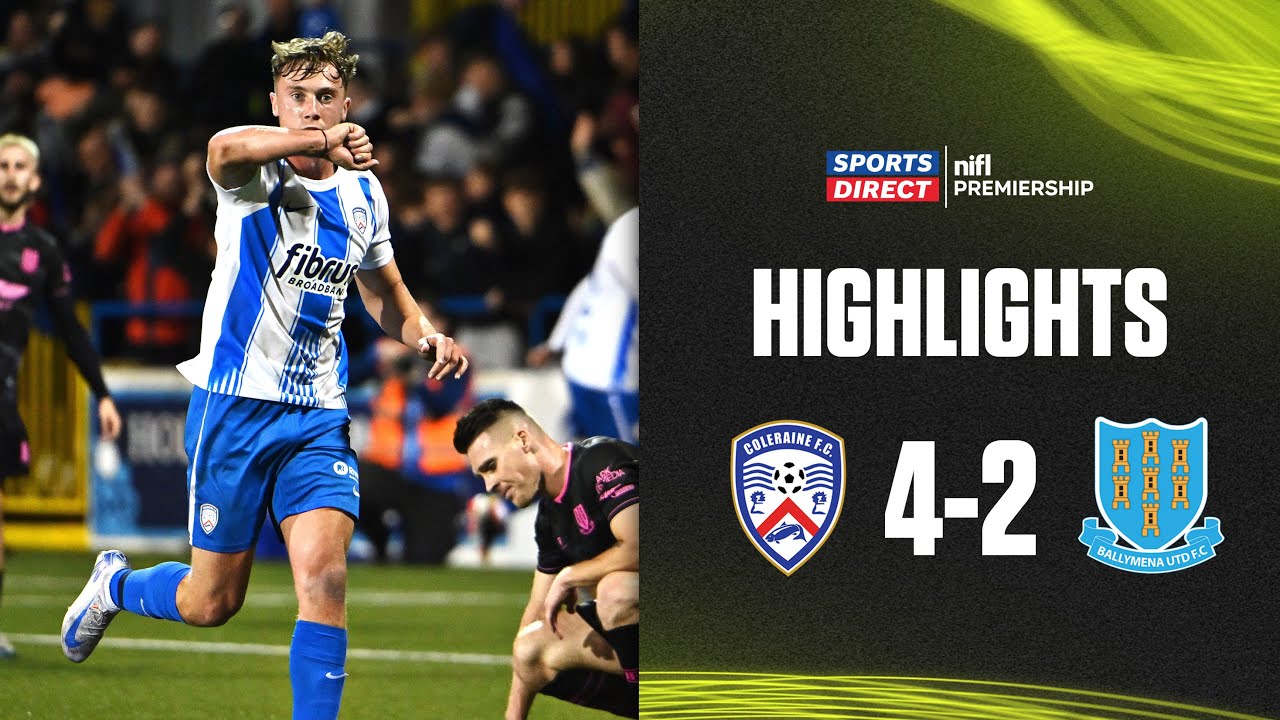 Coleraine win the derby! | Coleraine 4-2 Ballymena United | #sportsdirectprem