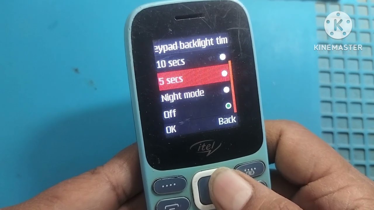 itel it2171 keypad backlight time setting